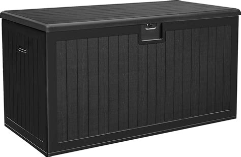 black metal box for sale|waterproof outside storage black.